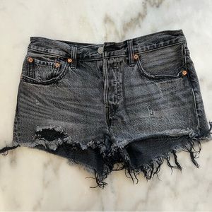 Black Levi’s Denim Shorts